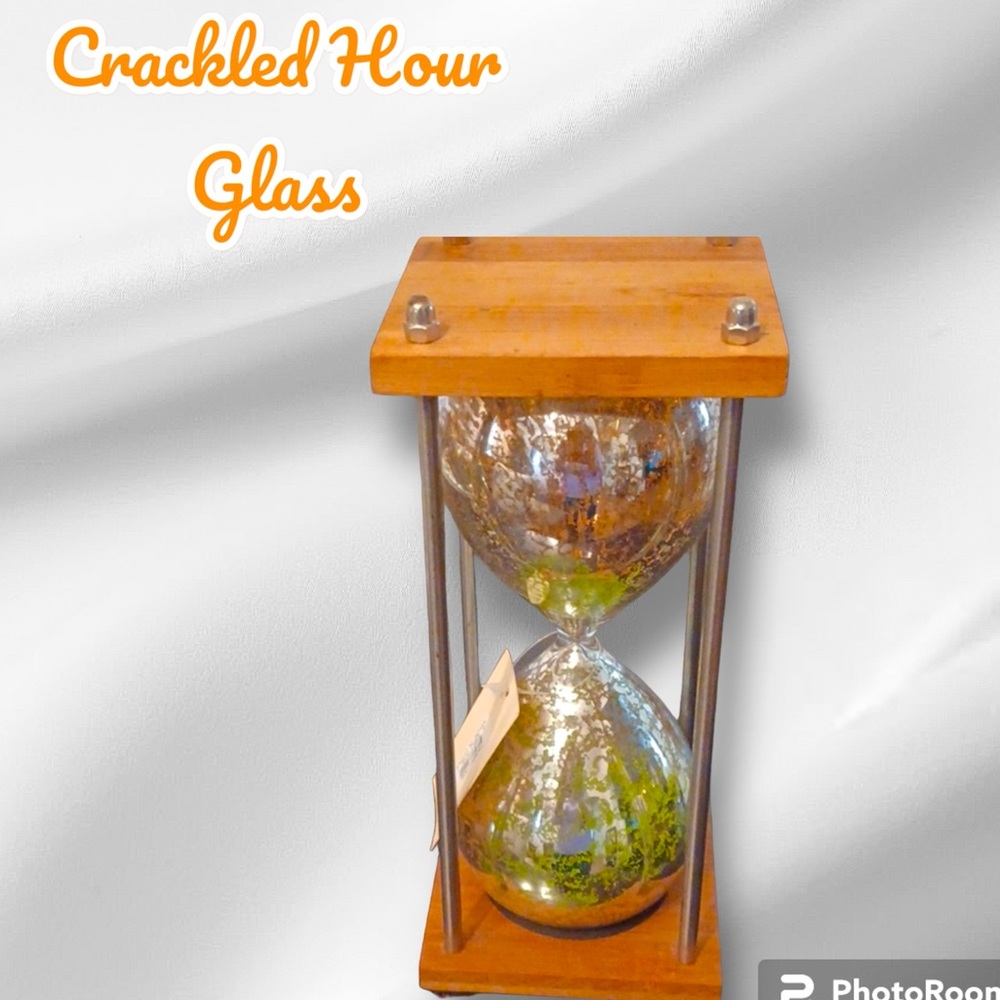 Crackled Glass Home Decor